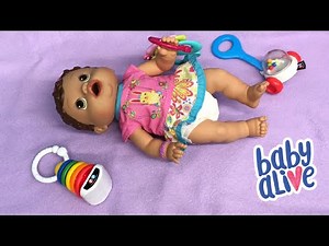 Feeding Night Routine with Baby Alive Changing Time Doll Olivia