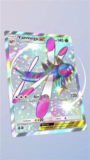 ✨ Yanmega ex Rainbow Card Reveal | Insane Pull 🤯🔥