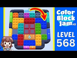 Color Block Jam Level 568 Solution Walkthrough