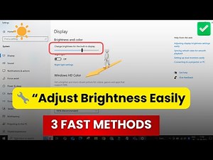 Change Screen Brightness in Windows 10 – Quick Tutorial