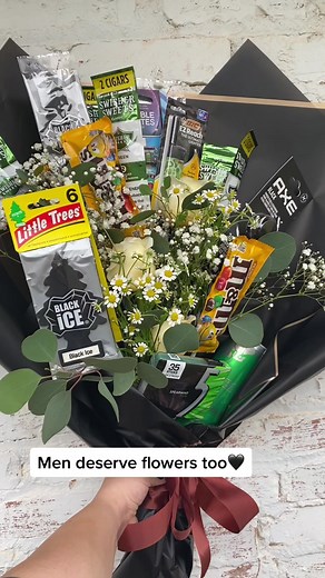 Men Deserve Flowers Too 🖤 | Romantic Floral Bouquets for Him