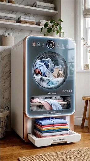 Automatic washing and iron machine #ytshorts #viralshorts