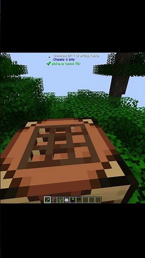 I CHANGED The Crafting Table In Minecraft #shorts