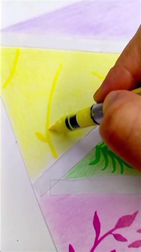 Easy Drawing! @threeart-j7 #art #drawing #painting #colors #easydrawing #shorts