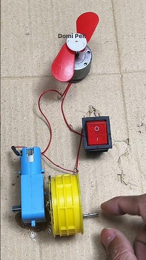 Free energy with Dc Gear motor #dcmotor #dynamo #project
