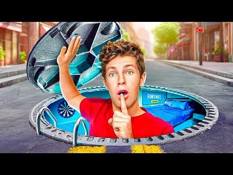 J'ai construit une pièce secrète en public!ben azelart en franicas