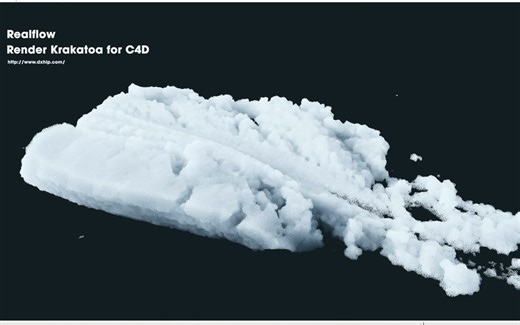如何用Realflow制作雪
