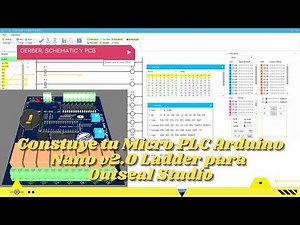 ⚡ Micro PLC Arduino Nano v2.0 Ladder para Outseal Studio, actualizar Bootloader Nano PLC V5 CH340