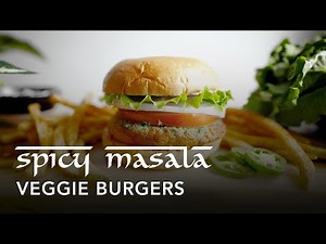 Spicy Masala Veggie Burgers | Tasty Aloo Tikki Burger | Quick & Easy Indian Style Veg Patties