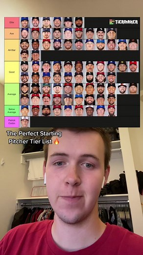 There are a ton of good pitchers #mlb #baseball #mlbtiktok #tierlist #tierranking #tiermaker #mlbtierlist