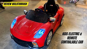 Watch Honest Review of Electric Car for Kids w/ Parental Remote on Amazon Live