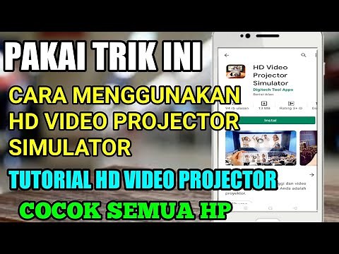 cara menggunakan hd video projector simulator | hd video projector simulator apk