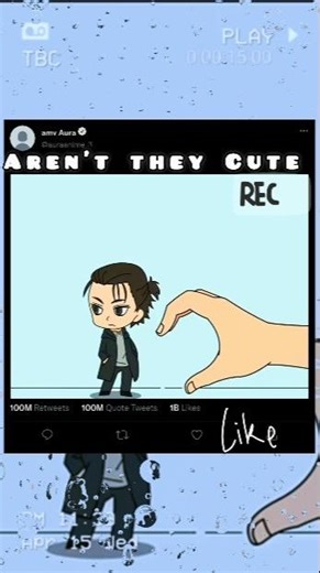 Chibi Aot character heart making #anime #aot #attackontitan #viral #shorts