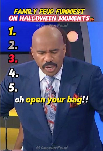 Funniest Halloween Moments on Family Feud 🎃😂#steveharvey #familyfeud #funny #halloween #fyp