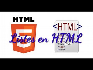 Apprendre à créer des listes | HTML cours complet 2022