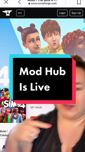 Safe free mod hub! #sims4mods #sims4update #emmysims