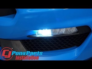 2015-2020 GT350/GT350R Mustang Shelby Performance Parts LED Fog Light/Marker Light Kit Installation