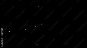 Animation video spark/firefly with alpha channel background .You can slow motion videos to make them better, in the video editing software you use .