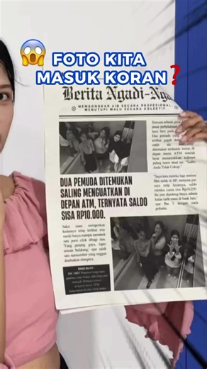Bosen sama frame foto yang gitu-gitu aja? Cobain bikin koran pribadi yang isinya ada foto kamu bareng ayang/bestie kamu😁🫶 Yuk ajak bestie/ayang kamu buat dapetin newspaper ini hanya di Etive Studio cabang Citra 8🤩 #etivestudio #photobox #NewspaperFrame #citra8 #fyp
