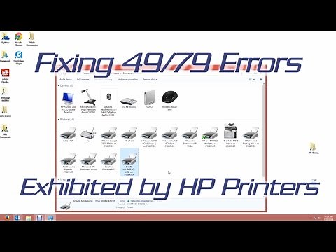 Fixing a 49 or 79 Error on HP Printers