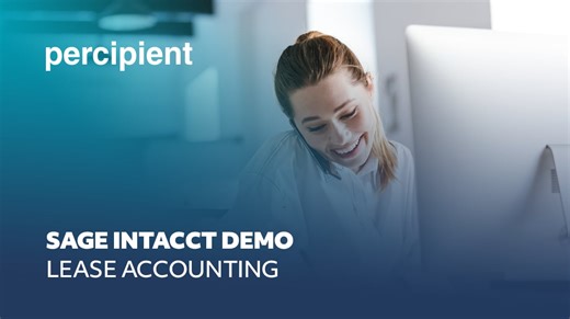 Sage Intacct Lease Accounting I Percipient Demo
