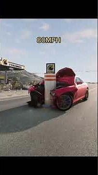 Car Crashing at different speeds