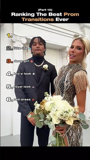 Ranking The Best Prom Transitions OAT (Part 10) #shortsviral #prom #tiktok #ranking