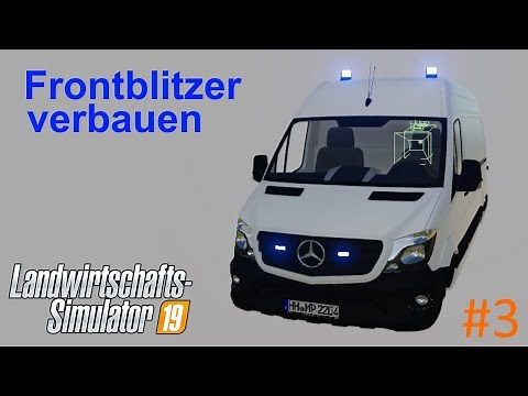 Frontblitzer installieren! | Wir erstellen ein Einsatzfahrzeug #3 | German