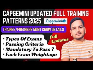 Capgemini Training 2025: Updated Exam Pattern, Types & Passing Criteria | Training Details-Must Know