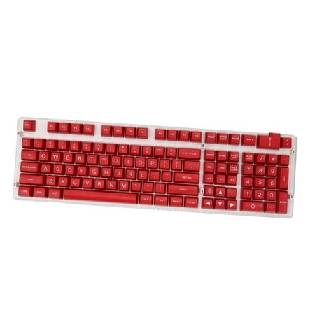 STARTIST Keycap Sublimation Switch Keysets Programmable Cherry Matcha Thick Mechanical Tactile Orange Keycaps Keyboard Red White Letters - Walmart.ca