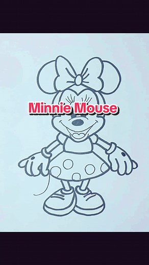 Step-by-Step Minnie Mouse Drawing Tutorial