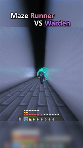 Maze Runner VS Warden #minecraft