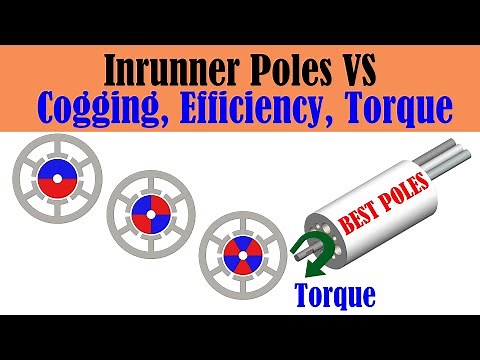 Brushless Motor Pole Count vs Speed, Torque, Efficiency, Start up Hesitation