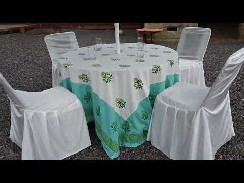 8ft Outdoor Umbrella Installation | Canvas Garden Umbrella | Resort, Cafe & Patio Shade Tent