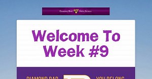 Welcome To Week #9