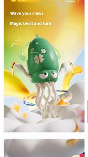 Octopus Automatic Sensing Obstacle Avoidance Puzzle Toy