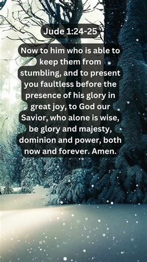 Jesus Saves | Jude 1:24-25 Daily Bible Verse
