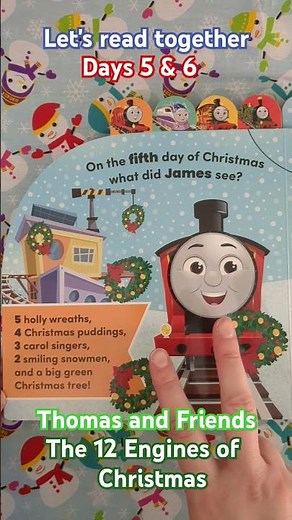 Let's read together a Thomas and Friends Christmas book #christmas #thomasandfriends #kidsbooks