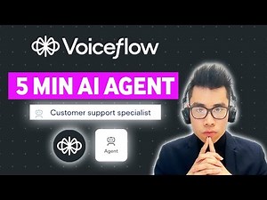 How I Built an AI Agent in 5 Minutes (Voiceflow Tutorial 2025)