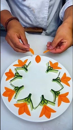 A five-star chef teaches you exquisite plating techniques#Master #Michelin #KnifeSkill