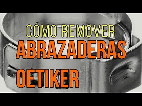Abrazaderas Desechables Oetiker - Cómo Removerlas Fácilmente