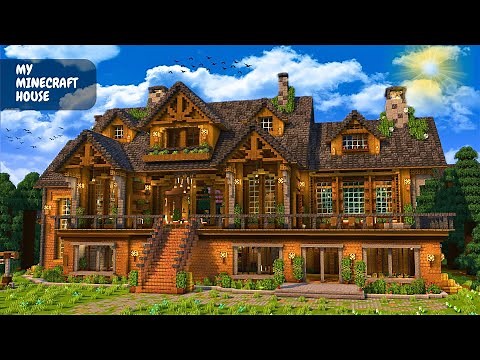 Minecraft: How to Build a Ultimate Wooden Mansion | Tutorial