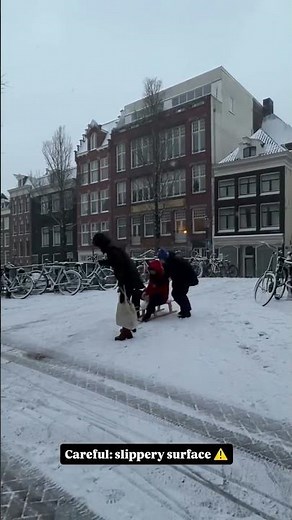 World's Most Slippery Surface - Amsterdam Snow