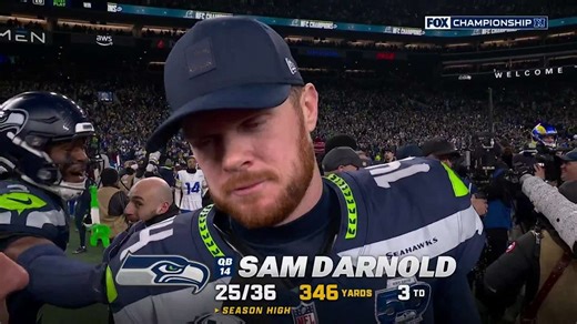 Sam Darnold's Postgame Interview After Advancing To Super Bowl LX