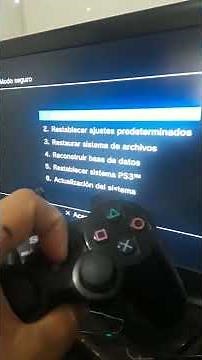 como entrará en modo recovery en ps3 para actualizar
