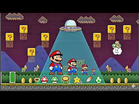 Super Mario Bros. When Aliens Give Mario Unlimited Power-ups!