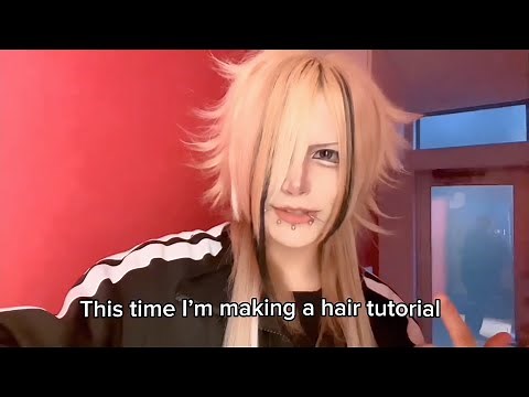 V系/ Visual Kei Hair tutorial *PREVIEW*