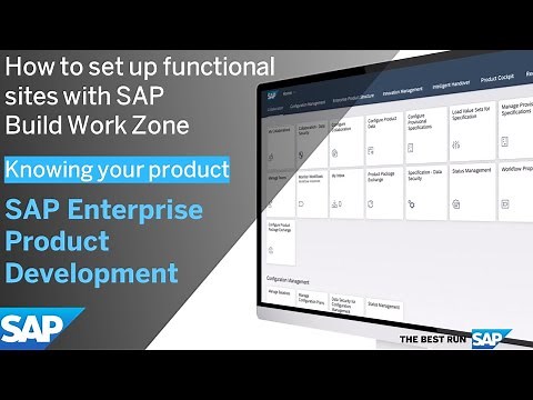 How to set up functional sites with SAP Launchpad Service