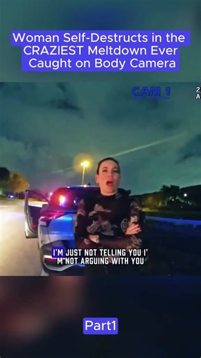 Woman self - destructs in the craziest metldown ever caught | Bodycam Leak