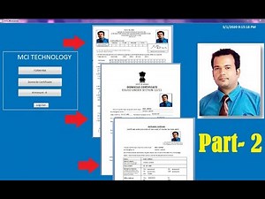 Domicile verification form print database in access P 2